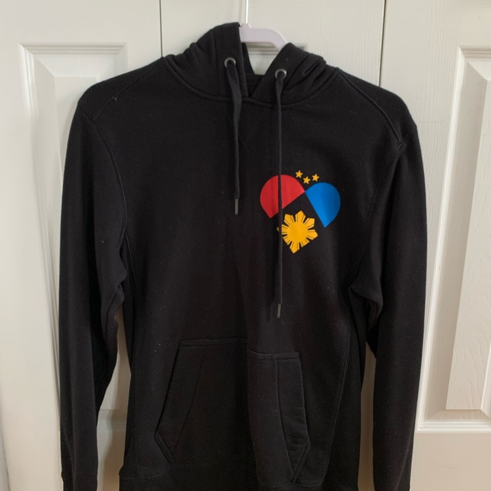 Unisex Black P.U.S.O. foundation hoodie